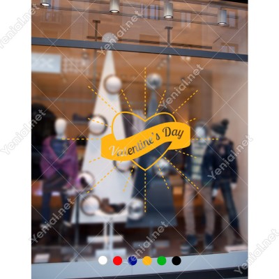 Sevgililer Günü İçin Valentine’s Day Yazısı Sticker Sevgililer Günü İçin Valentine’s Day Yazısı Sticker