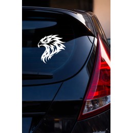 Kartal Oto Sticker - Kartal Figürlü Araç Sticker - Araba Motor Aksesuar 15x15cm