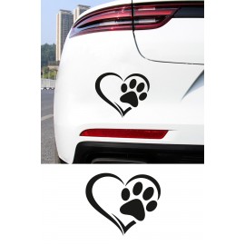 Pati Oto Sticker - Kalpli Pati Araba Sticker - Motor Sticker 15x13cm