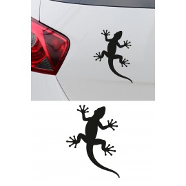 Kertenkele Oto Sticker - Gecko Araba Sticker - Kask Sticker 11x15cm