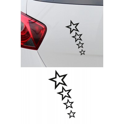 Yıldız Sticker - Minimal Yıldız Araba Sticker - Star Oto Sticker 9x15cm Yıldız Sticker - Minimal Yıldız Araba Sticker - Star Oto Sticker 9x15cm