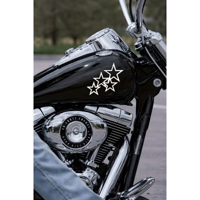 Yıldız Sticker – Araba Cam Kaput Motor Dekoratif Yıldız Sticker 15x13cm