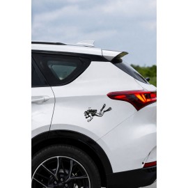 Dalgıç Oto Stickerı – Sualtı Dalış Temalı Araba Sticker 15x10cm