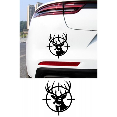 Geyik Sticker – Avcılık Temalı Araba Cam Kaput Sticker - Araba Motor Oto Sticker 15x14cm Geyik Sticker – Avcılık Temalı Araba Cam Kaput Sticker - Araba Motor Oto Sticker 15x14cm