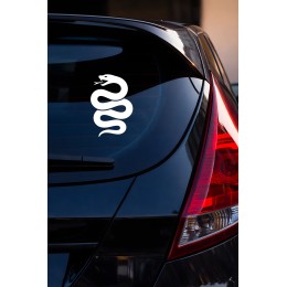 Kobra Yılan Sticker Araç Cam Sticker Oto Aksesuar - Motor Araba Sticker 10x15cm