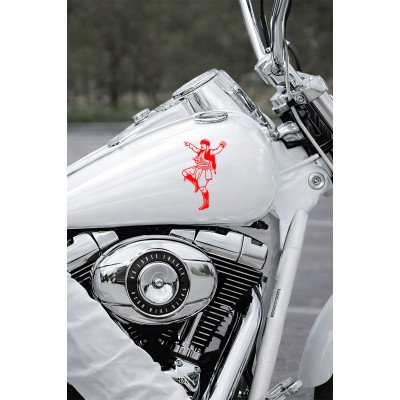 Zeybek Oto Sticker Efe Figürlü Araç Cam Sticker - Geleneksel Zeybek Figürlü Çıkartma 9x15cm