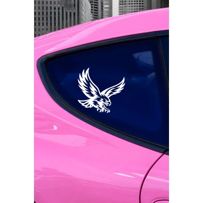 Kartal Oto Sticker - Güçlü Kartal Sticker - Araba Motor Sticker 15x14cm