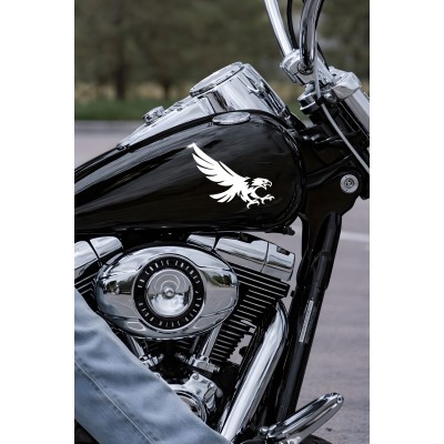 Yırtıcı Kartal Sticker Araç Cam Sticker - Kartal Oto Sticker 15x12cm