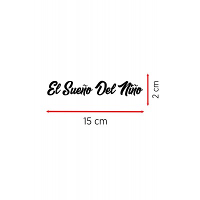 Bir Çocuğun Rüyası - El Sueno Del Nino Sticker - Motor, Araba, Kask Sticker 15x2cm