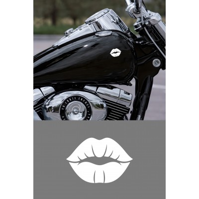 Öpücük Sticker - Dudak Sticker - Araba Motor Plaka Sticker 4,5x3cm