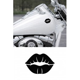 Öpücük Sticker - Dudak Sticker - Araba Motor Plaka Sticker 4,5x3cm