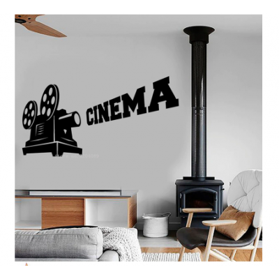 Movie and Camera Recorder Yazısı Ve Duvar Sticker