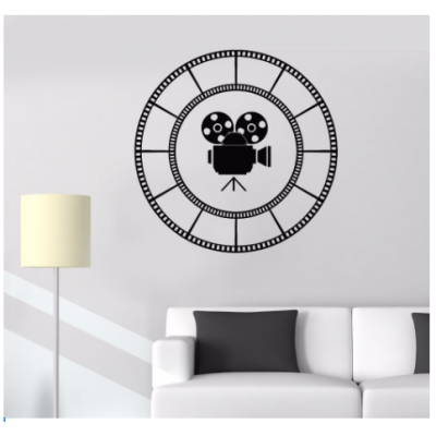 Sinema Odası Kamera Duvar Sticker