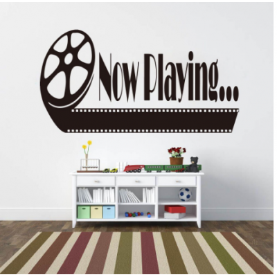 Now Playing Duvar Sticker