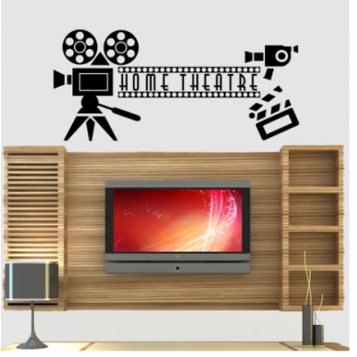 Home Theater Sinema ve Tiyatro Duvar Sticker