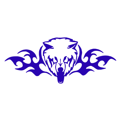 Kişiye Kamyona Özel Alev ve Kurt Sticker Yapıştırma