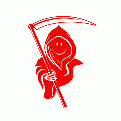 Kişiye Kamyona Özel Ölüm Meleği Sticker Yapıştırma