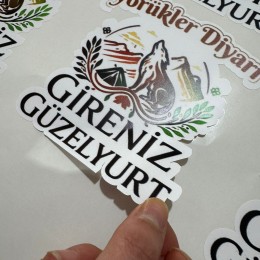 Kişiye Özel İsimli Sticker – Araba Camı & Laptop & Valiz İçin Özel Tasarım Etiket