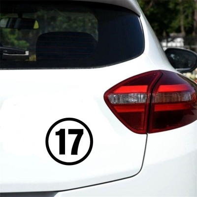 İstediğin Rakam Sticker – Araç, Kapı, Dolap Numarası Kişiye Özel Etiket