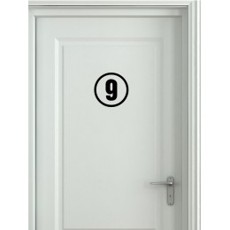 İstediğin Rakam Sticker – Araç, Kapı, Dolap Numarası Kişiye Özel Etiket