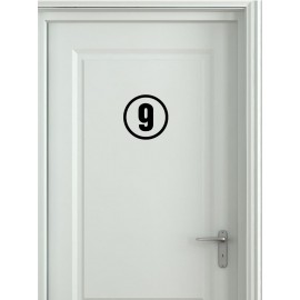 İstediğin Rakam Sticker – Araç, Kapı, Dolap Numarası Kişiye Özel Etiket