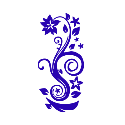 Kişiye Çiçekçilere Özel menekşe Sticker Yapıştırma
