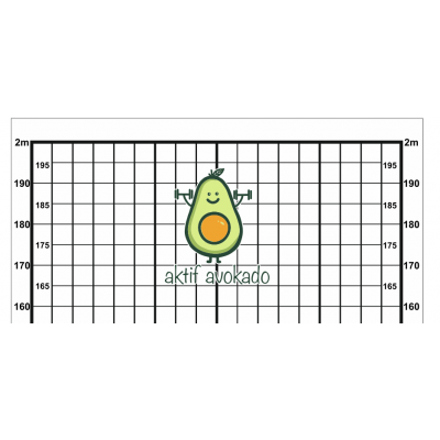  Postür Analiz Tablosu Branda ,Firmaya Özel Prıvate Studyo Fizyoterapi Merkezi Postür Tablosu 200x100cm / Askı Aparatlı - Kullanmak Asmak Çok Kolay