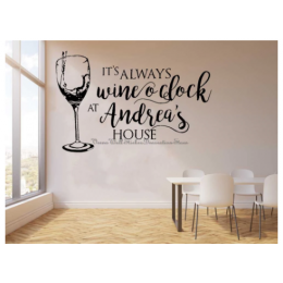 It's Always Wine O'clock  Duvar Stickerı