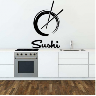 Sushi Duvar Stickerı
