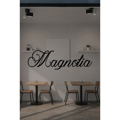 Kişiye Özel Kafe İsmi Cam Sticker – İşletme Logo Yazısı – Vitrin Cam Yazı Sticker