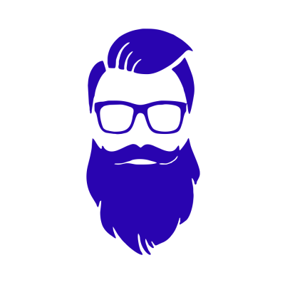 Kişiye Berberlere Özel Sakallı Adam Sticker Yapıştırma