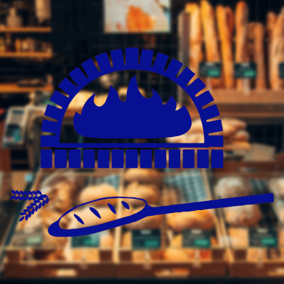 Fırın Ve Pastanelere Özel Ekmek Fırını Sticker Yapıştırma