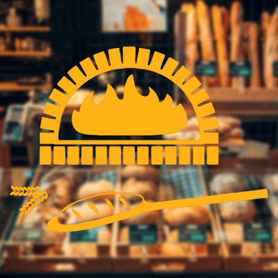 Fırın Ve Pastanelere Özel Ekmek Fırını Sticker Yapıştırma