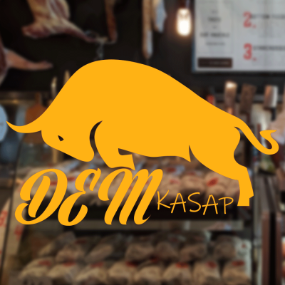 Kasap Ve Steak Houselara Özel Firma Dem Kasap Sticker Yapıştırma