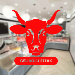  Kasap Ve Steak Houselara Özel Firma Gelibolu Steak Sticker Yapıştırma