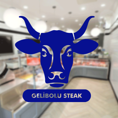  Kasap Ve Steak Houselara Özel Firma Gelibolu Steak Sticker Yapıştırma