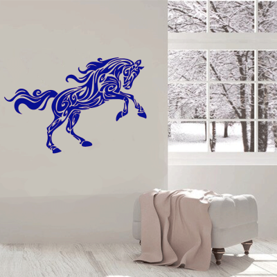 Petshop Ve Veterinerlere Özel Horse Desing Sticker Yapıştırma