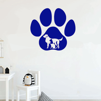 Petshop Ve Veterinerlere Özel Pati İçinde Kedi Ve Köpek Sticker Yapıştırma Petshop Ve Veterinerlere Özel Pati İçinde Kedi Ve Köpek Sticker Yapıştırma