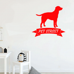 Petshop Ve Veterinerlere Özel Pet Street Sticker Yapıştırma