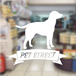Petshop Ve Veterinerlere Özel Pet Street Sticker Yapıştırma