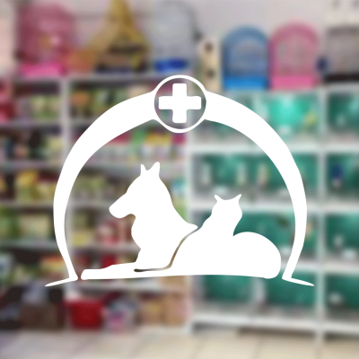 Petshop Ve Veterinerlere Özel Sağlık İşareti Kedi Ve Köpek Sticker Yapıştırma Petshop Ve Veterinerlere Özel Sağlık İşareti Kedi Ve Köpek Sticker Yapıştırma