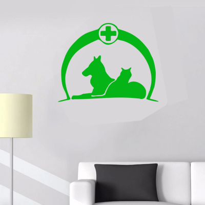 Petshop Ve Veterinerlere Özel Sağlık İşareti Kedi Ve Köpek Sticker Yapıştırma Petshop Ve Veterinerlere Özel Sağlık İşareti Kedi Ve Köpek Sticker Yapıştırma