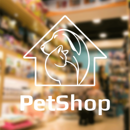 Petshop Ve Veterinerlere Özel Sarılan Kedi Ve Köpek Sticker Yapıştırma