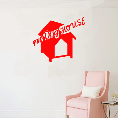 Petshop Ve Veterinerlere Özel The Dog House Sticker Yapıştırma