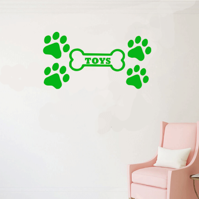  Petshop Ve Veterinerlere Özel Toys Kemik Sticker Yapıştırma