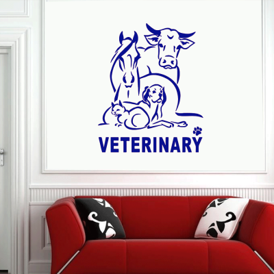  Petshop Ve Veterinerlere Özel Veterinary Sticker Yapıştırma