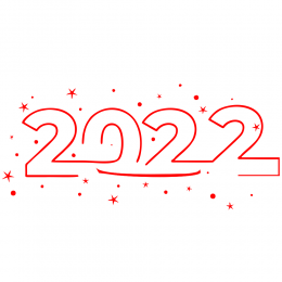 2022 Yılı Yazısı ve Yıldız Kar Tanesi Yılbaşı Süslemesi 115x55cm
