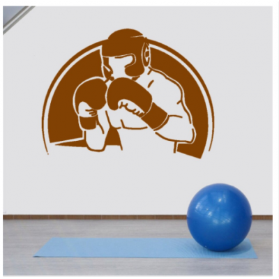 Boksör Boys Yazısı Spor Salonu Duvar Stickerı
