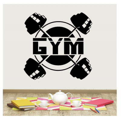 Yüzen Genç Your Name Yazısı Spor Salonu Duvar Stickerı