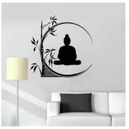 Yoga Meditasyon Yazısı Spor Salonu Duvar Stickerı